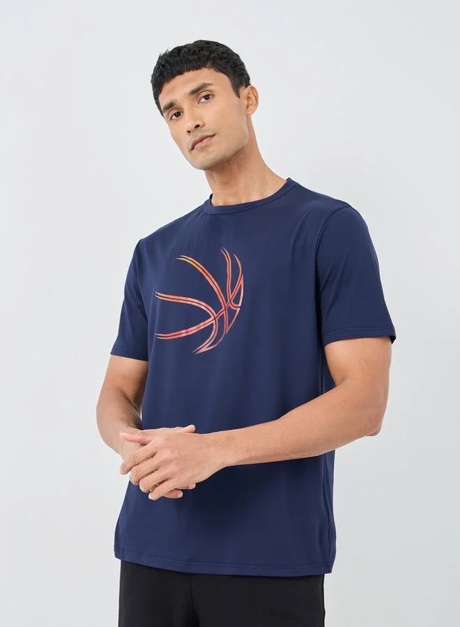 Take Two Graphic Print Round Neck Regular Fit T-Shirt