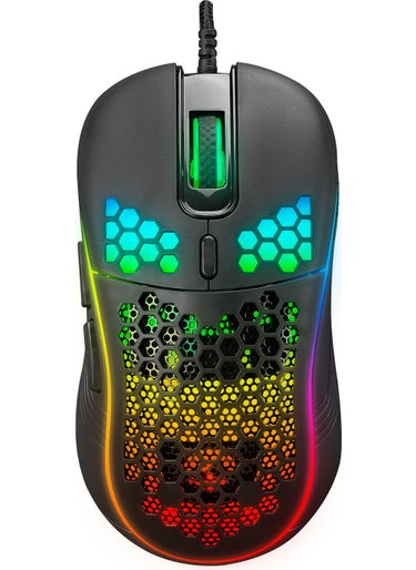 Everest SM-G66 X-Hole USB Black 7d Optical 8000DPI LED Light Mouse  - Image 2