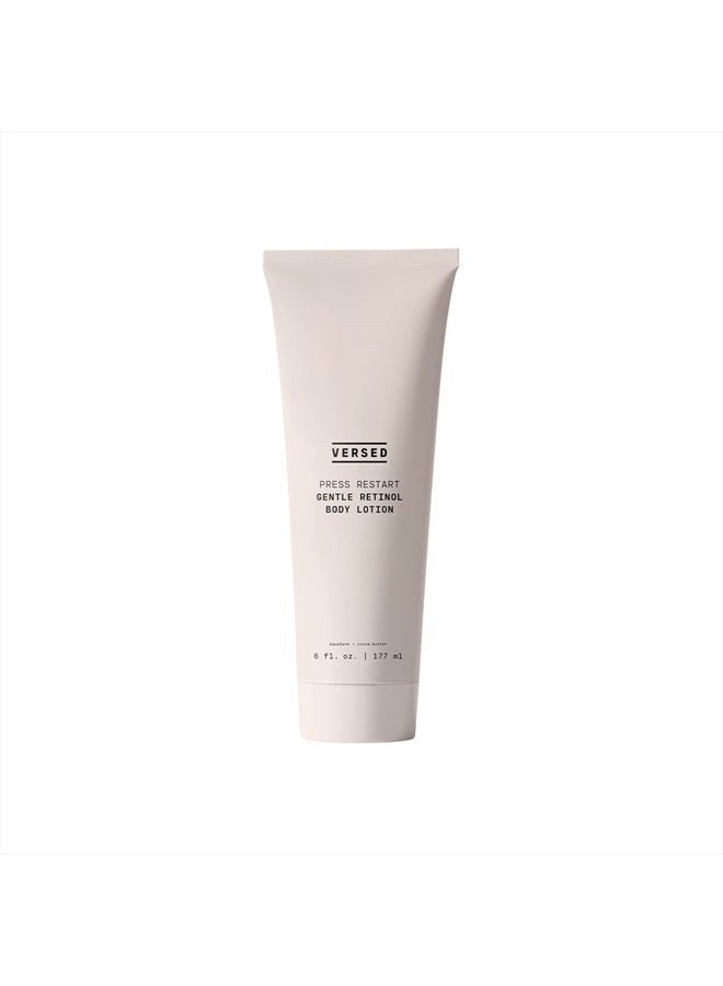 Versed Press Restart Retinol Body Lotion - Skin Firming Lotion with Cocoa Butter, Squalane & Vitamin E - Lightweight All-Over Body Moisturizer for Dark Spots and Aging Dry Skin (6 oz) - Image 1