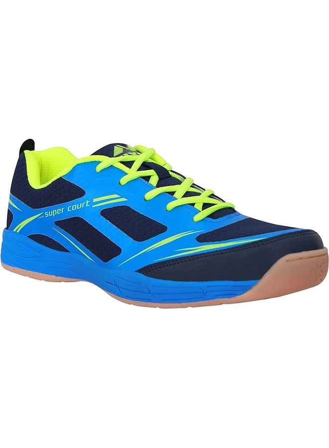 Super Court Badminton Shoes | Size : 7 UK / 8 US / 41 EU | Unisex | Non - Marking Round Sole | Comfort & Support