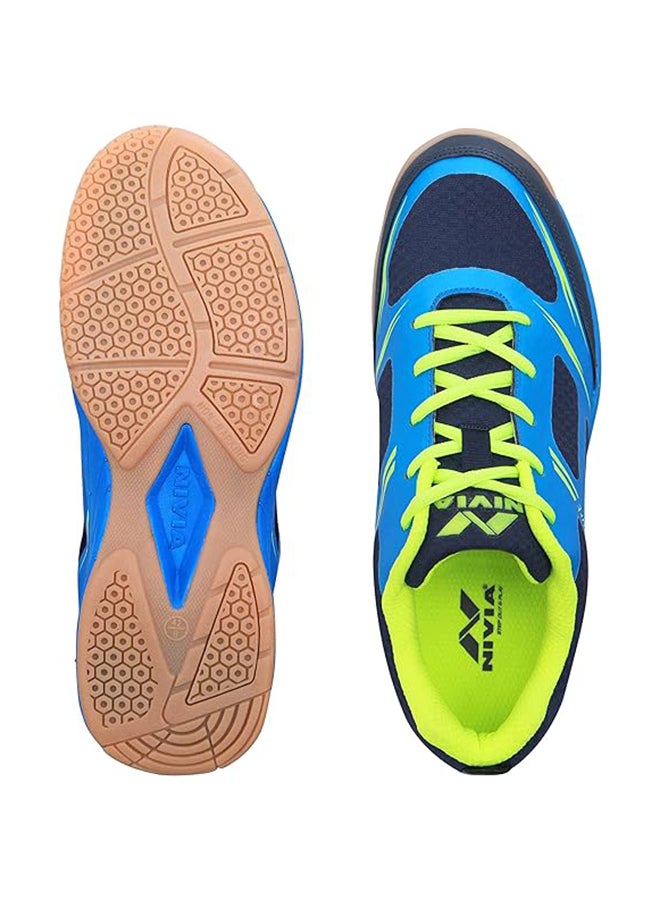 Super Court Badminton Shoes | Size : 7 UK / 8 US / 41 EU | Unisex | Non - Marking Round Sole | Comfort & Support
