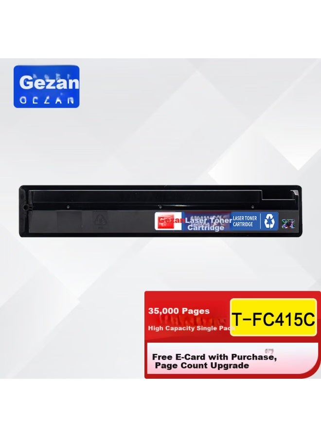 Gezan T-fc415c Toner Cartridge Compatible With Toshiba 2010ac 2110ac 2510ac 2615ac 3015ac 4515ac 5015ac Printer Cyan High Capacity Toner Cartridge - Image 4