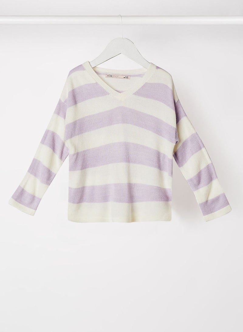 ONLY Kids Striped Sweater  - Image 1