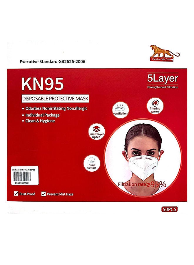 NIBEMINENT 50-Piece KN95 Face Mask - Image 2