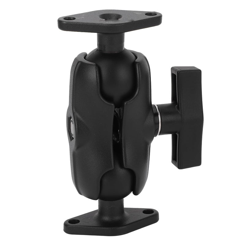 Heavy Duty Aluminum Alloy Double Socket Arm Ball Mount For Tablet Phone Vehicle Boat - Image 2