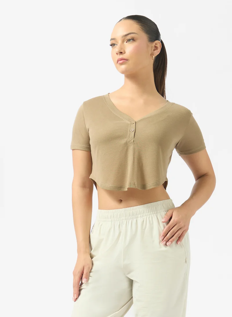 فورورد تيشيرت مريح بقصة فضفاضة