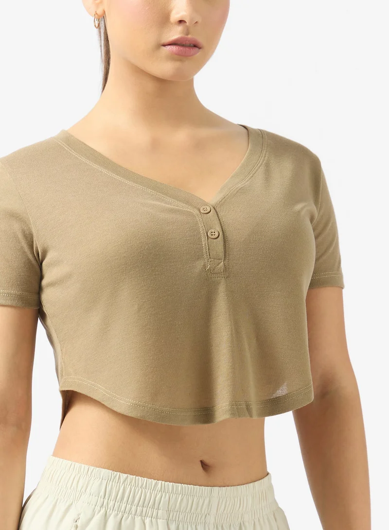 FRWD  Mesh Relaxed Fit T-shirt for Women | Best Price UAE