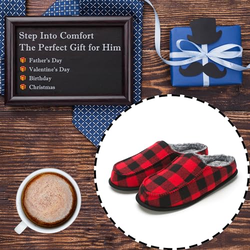 cosyone1997 Men's Slippers with Memory Foam, House Shoes for Men Indoor Outdoor, Non-Slip House Slippers Moccasin Style, Size 10-11 - Image 3
