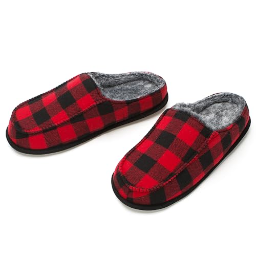 cosyone1997 Men's Slippers with Memory Foam, House Shoes for Men Indoor Outdoor, Non-Slip House Slippers Moccasin Style, Size 10-11 - Image 1