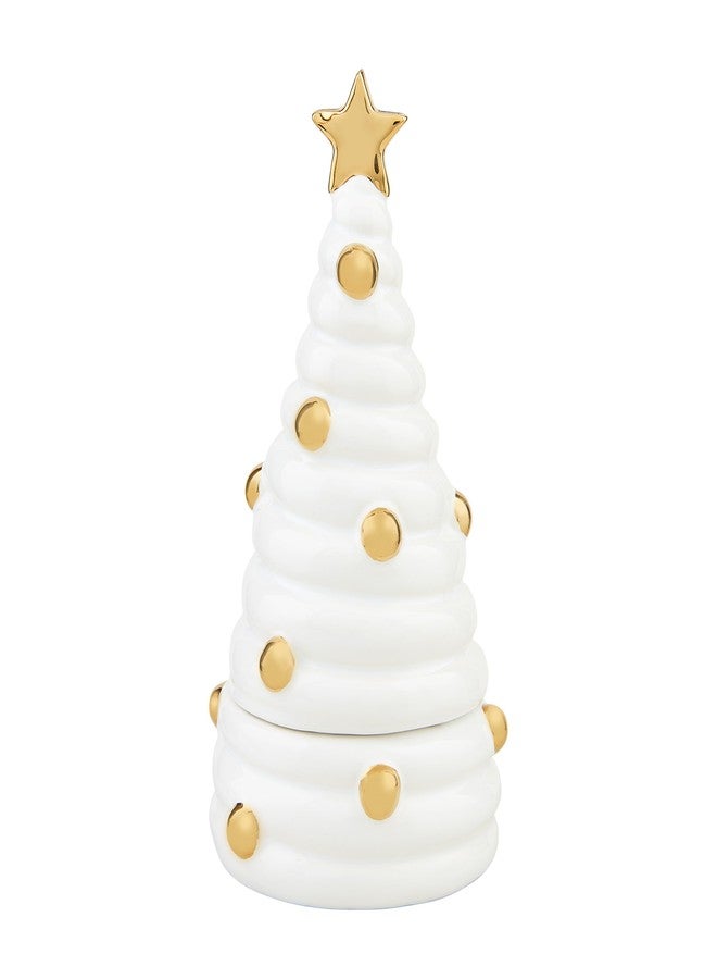Mud Pie Ceramic Tree Candles, Large, 10" x 5" Dia - Image 1