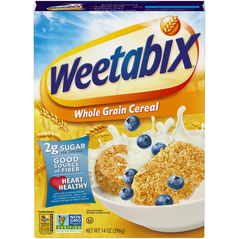 Weetabix Biscuits Whole Grain Cereal Good Source of Fiber Low in Fat Heart Healthy Vegan Breakfast or Snack 14 oz - Image 3