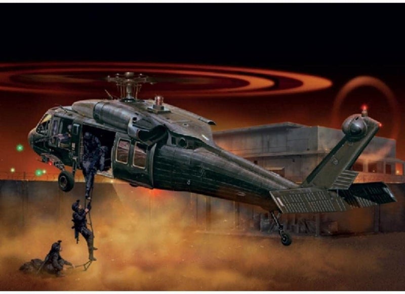 Italeri 510002706 â€“ 1:48 UH-60A Black Hawk Night Raid