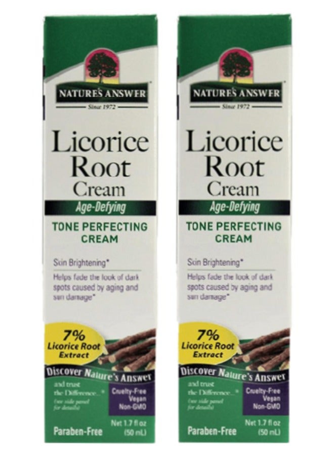 نايتشرز أنسر عبوتان كريم جذر عرق السوس من ناتشرز انسر 50 مل - Image 1