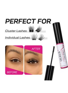 Calailis Lash Glue, Cluster Lash Glue For Diy Lash Extensions Super Strong Hold 48 Hours Long Lasting Lash Extension Glue For Lash Cluster Waterproof Nonirritating Fast Drying Lash Glue  - Image 5