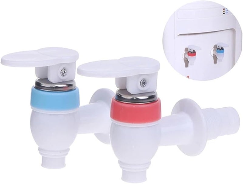 نوع الدفع صنبور استبدال الصنبور لموزع المياه البلاستيكي الأحمر ضروري للمنزل - Image 1