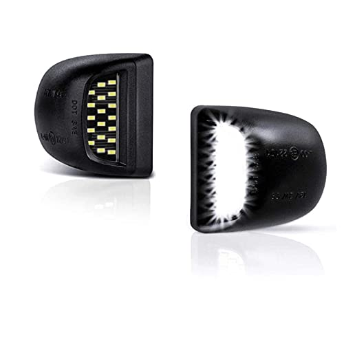 Bestview أفضل مجموعة أضواء لوحة الترخيص LED متوافقة مع 1999-2013 شيفروليه سيلفرادو GMC سييرا 1500 2500 3500 HD سوبربان تاهو كاديلاك إسكاليد EXT يوكون XL، مصباح لوحة خلفي 6000K أبيض - Image 1