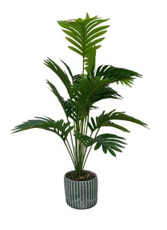 BABAZAM Decorative Artificial Plant Potted in Stone Vase for Home and Office Décor Indoor and Outdoor Gifting 80x18x18cm  - Image 2