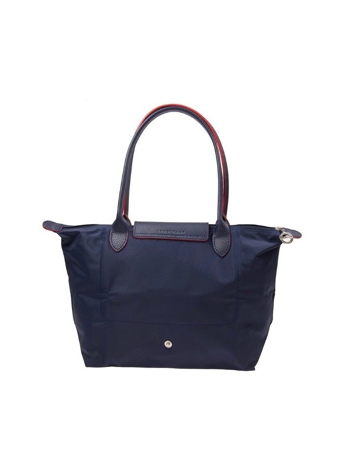 Women's Medium tote, handbag, shoulder bag, navy blue color scheme of classic theme bag - Image 2