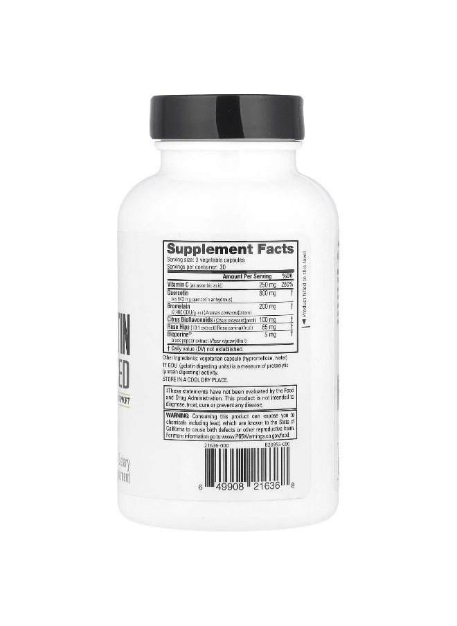 NutraBio NutraBio, Quercetin Advanced, 90 Capsules  - Image 2
