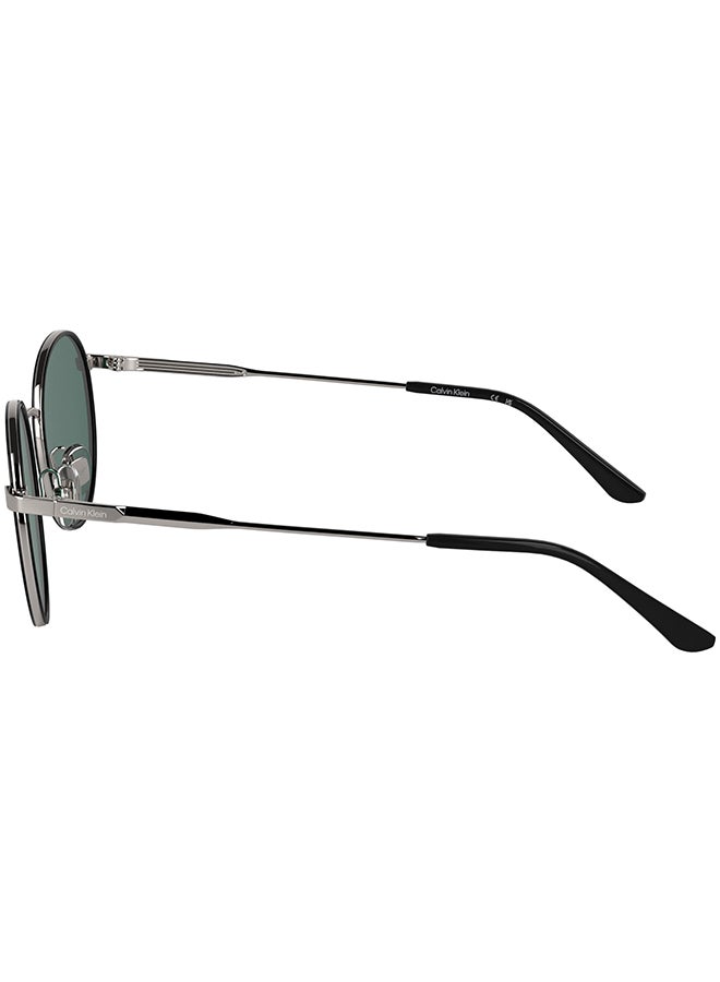 CALVIN KLEIN نظارات شمسية معدنية كاملة الإطار من كالفن كلاين CK25101S 5020 (001) سوداء - Image 5