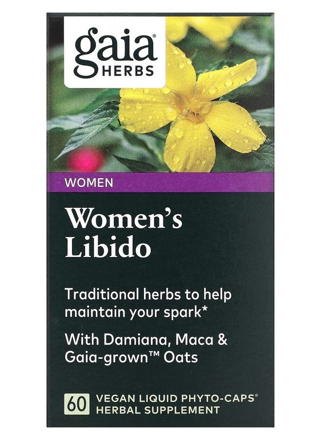 Gaia Herbs Women's Libido 60 Vegan Liquid PhytoCaps 
