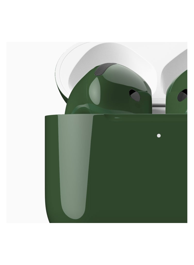 Craft MERLIN CRAFT CUSTOMIZED APPLE AIRPODS 4 GREEN GLOSSY - Image 3