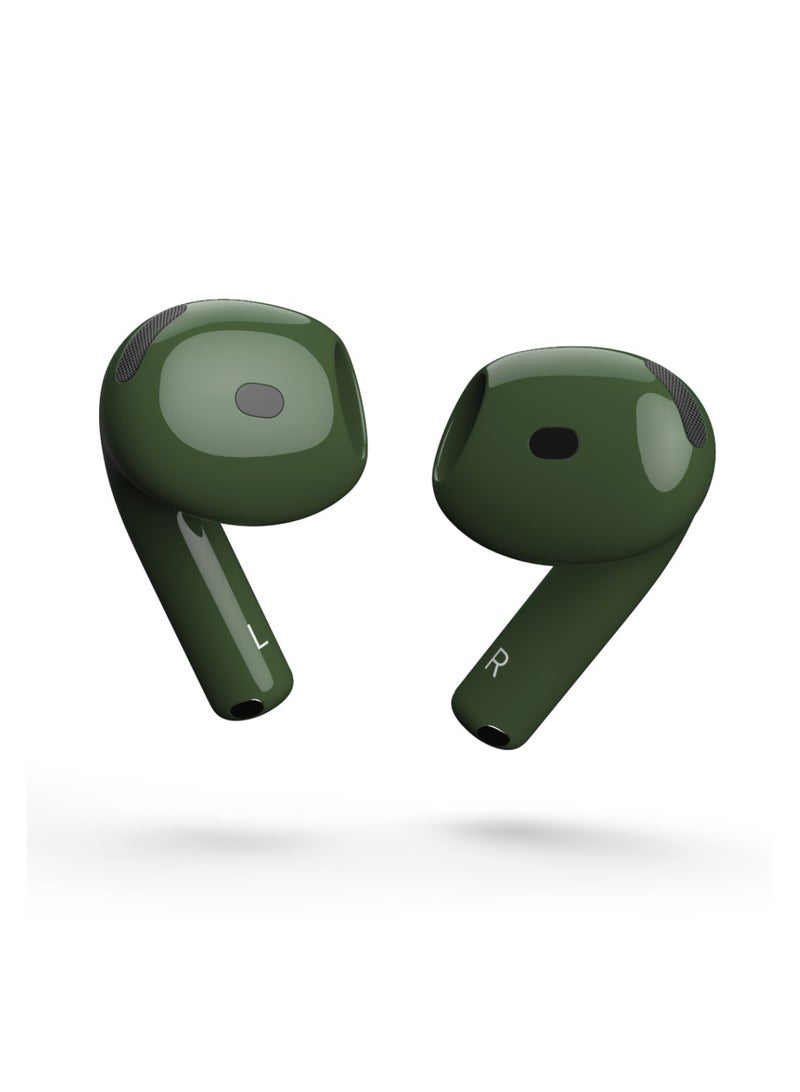 Craft MERLIN CRAFT CUSTOMIZED APPLE AIRPODS 4 GREEN GLOSSY - Image 4