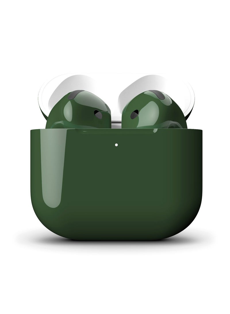 Craft MERLIN CRAFT CUSTOMIZED APPLE AIRPODS 4 GREEN GLOSSY - Image 1