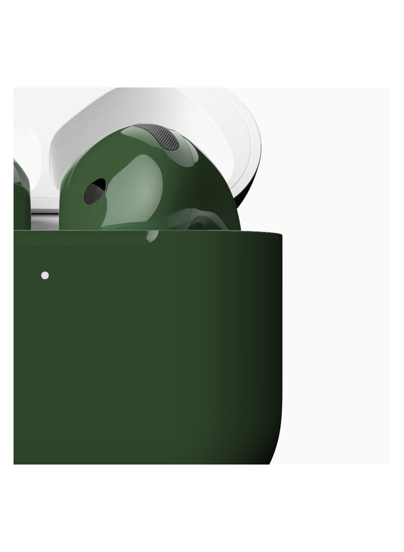 Craft MERLIN CRAFT CUSTOMIZED APPLE AIRPODS 4 GREEN GLOSSY - Image 2