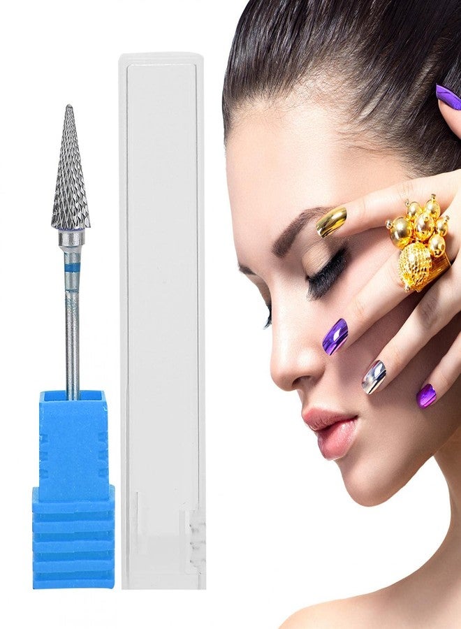 HURRISE Tungsten Steel Manicure Drill Bit, Nail Art Manicure Drill Nail Drill Bits Grinding Head Nail Art Tools For Manicure For Pedicure Home Salon Use - Image 2