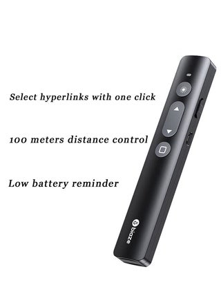 Laser PPT Slide Clicker, Wireless Presenter Remote, USB Presentation Clicker , with Hyperlink , Remote Control , Office Presentation Clickerk 100 Meters Control , for Windows/Office/Mac etc - pzsku/Z5B5CC6144D3288A121C6Z/45/_/1701939213/ec0ad034-08aa-45d8-b8b9-35ed1d03122b