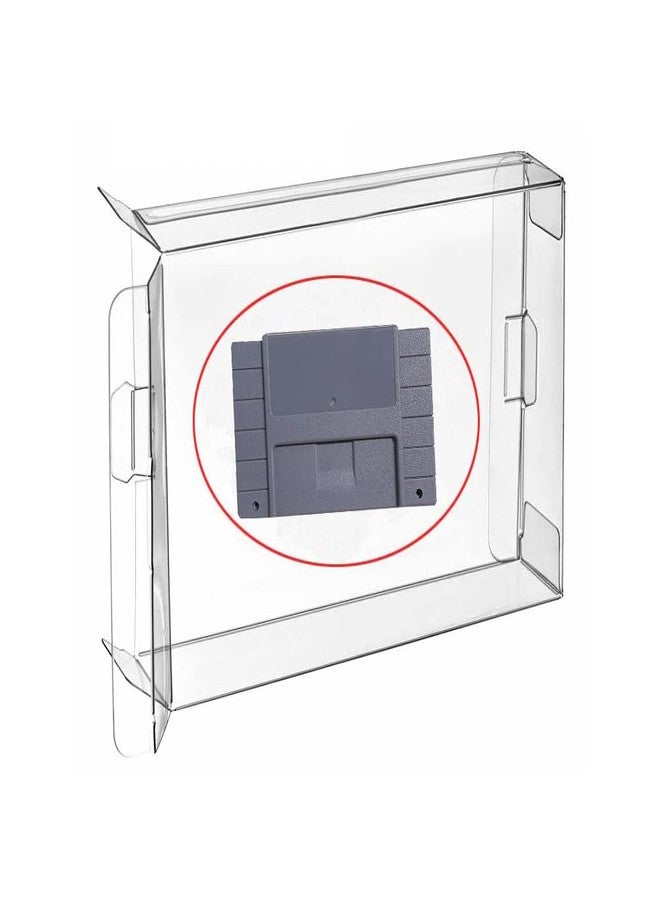 CHILDMORY 20pcs Protector Box Clear Protection Case Sleeve for SNES Game Cartridge US Version - Image 1