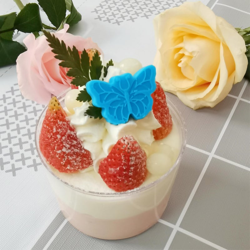 Tadonyny Mini Butterfly Silicone Molds for Chocolate Gummy Candy, Butterfly Mint Molds Ice Cube Molds with Scraper (butterfly) - Image 4
