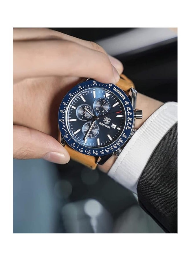 بينيار ساعات رجاليه  كوارتز ضد الماء - Image 3