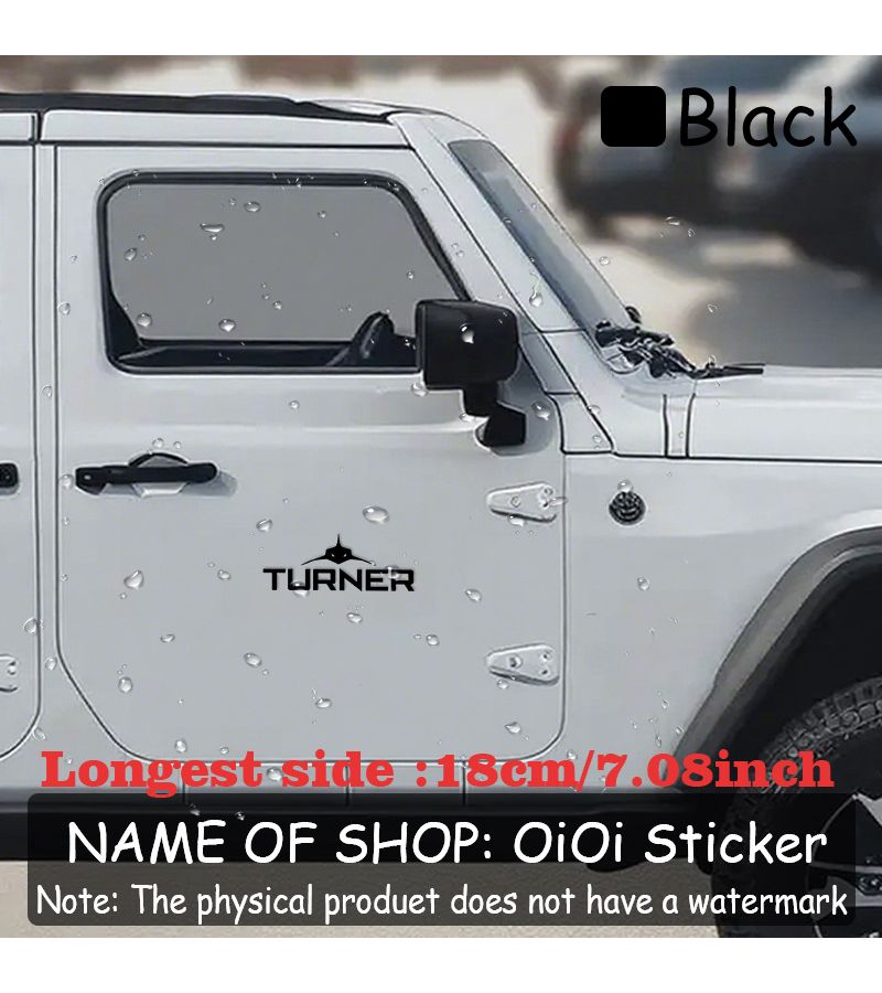 White Mysterious Pattern Turner Vinyl Sticker Waterproof Self Adhesive Decal for Car Motorcycle SUV - Image 4