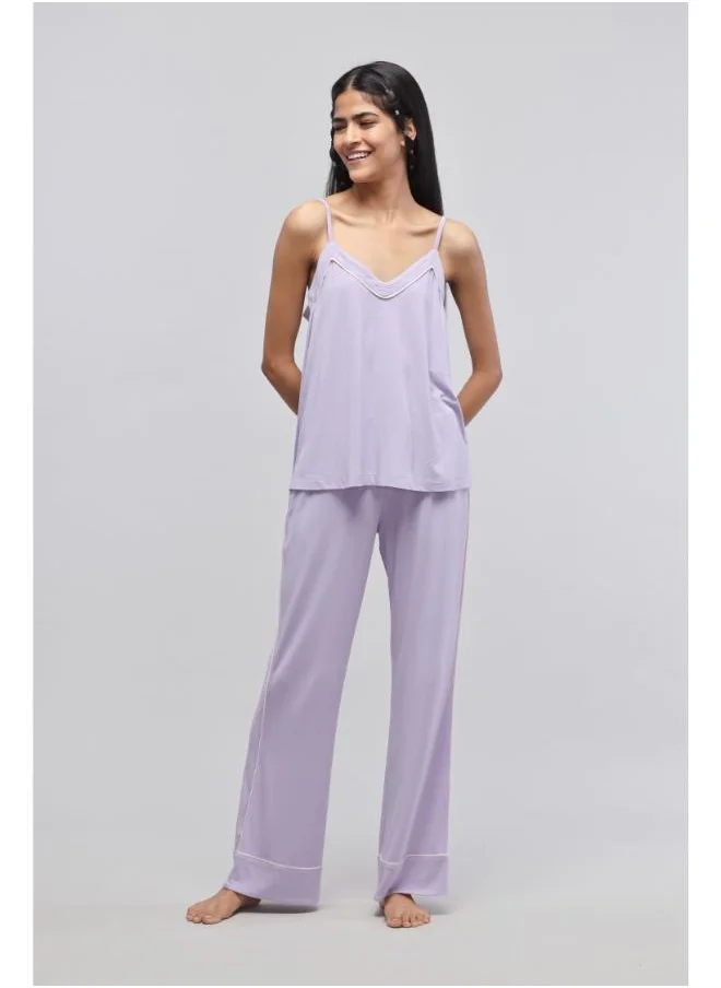 نسيسيرا Lavender Tank Top Set