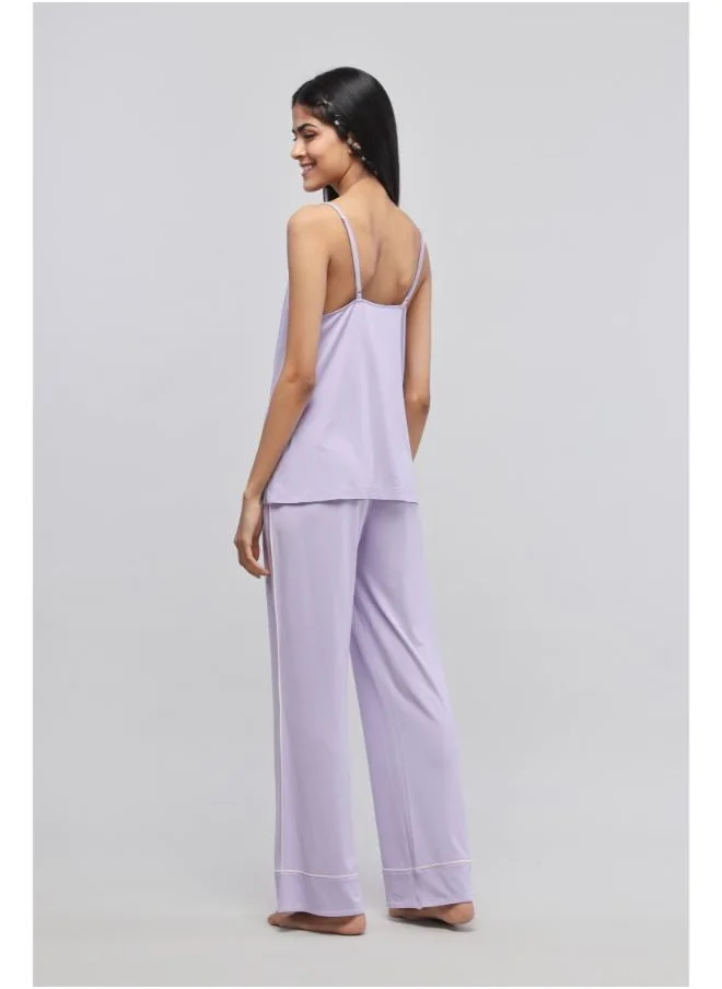 نسيسيرا Lavender Tank Top Set