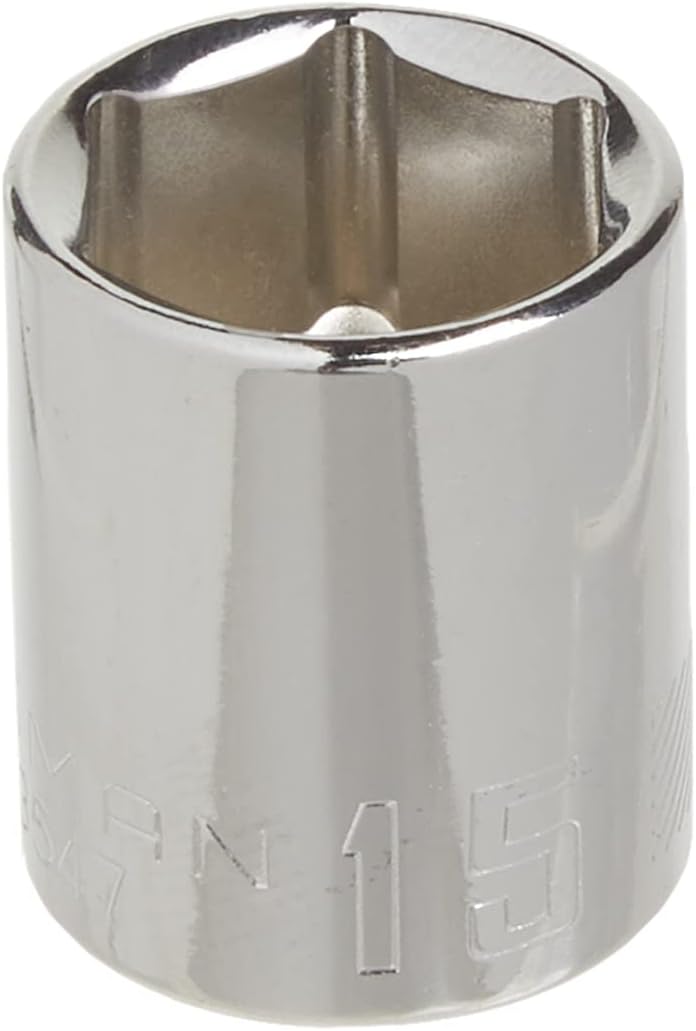 CRAFTSMAN CRAFTSMAN Shallow Socket Metric 38Inch Drive 15mm 6Point CMMT43547  - Image 3