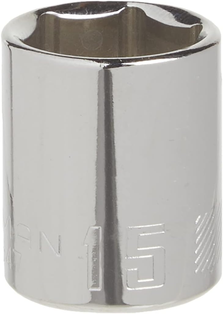 CRAFTSMAN CRAFTSMAN Shallow Socket Metric 38Inch Drive 15mm 6Point CMMT43547  - Image 1