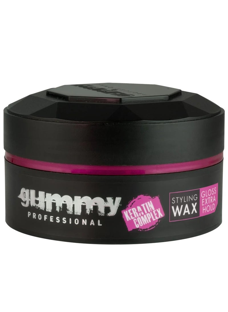 gummy PROFESSIONAL Gummy Professional Gloss Extra Hold Hair Styling Wax 150 ML  - Image 1
