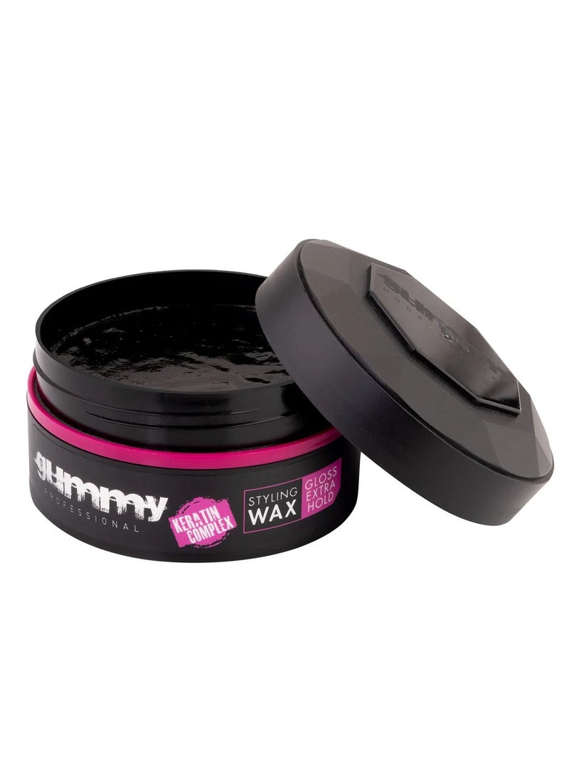 gummy PROFESSIONAL Gummy Professional Gloss Extra Hold Hair Styling Wax 150 ML  - Image 2