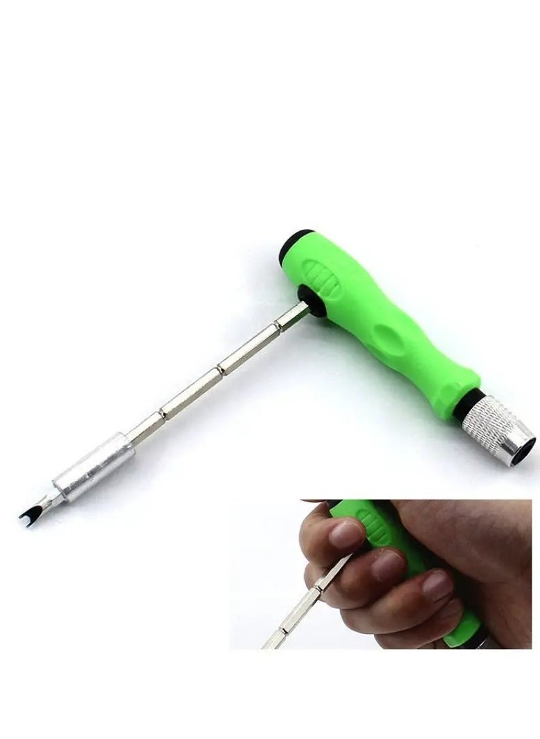 32 in 1 Mini Screwdriver Tool Set Kit with Magnetic Flexible Extension Rod, Precision Bits Screw Driver Set, Computer, Mobile Repairing Tool Kit, Watch Repairing, Laptop Screwdriver Set