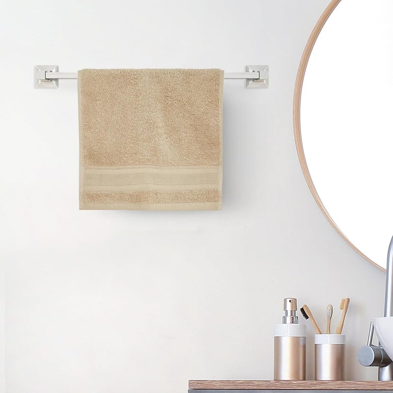 Home Centre Home Centre Colour Refresh Essence Cotton Face Towel Beige 30x30cm - Image 1