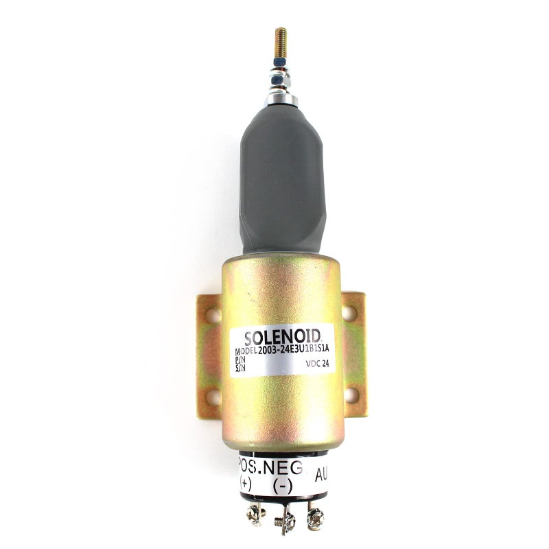 IMELBUFF 200324E3U1B1S1A SA477824 Stop Solenoid Fuel Shutdown Solenoid Cut Off Solenoid Valve DC24V for Woodward Diesel Engine
