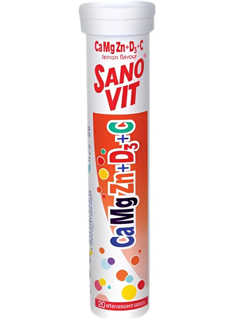 أقراص CaMgZn+D3+C (20 حبة)