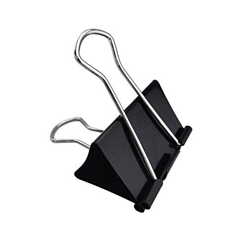 DSTELIN Extra Large Binder Clips 2.4-Inch (12 Pack), Big Paper Clamps for Office Supplies, Black - Image 1