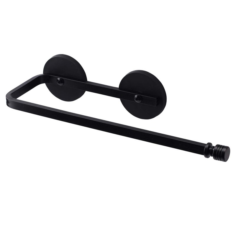 LEVOSHUA Magnetic Paper Towel Holder Paper Towel Rack Tower Bar for Refrigerator Metal Cabinet Black