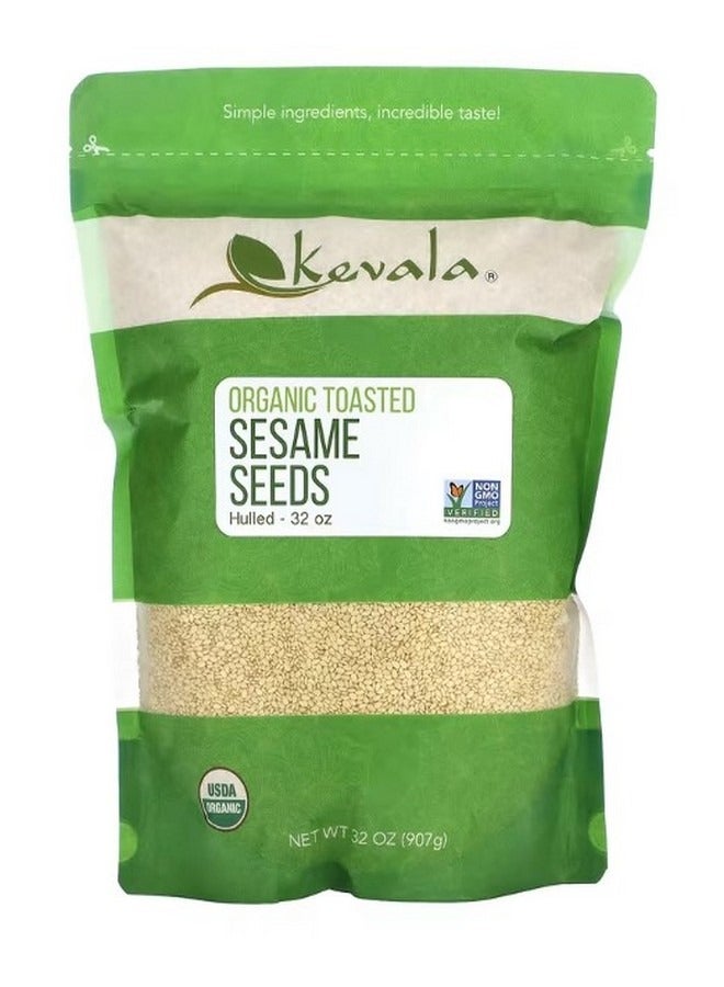 Kevala Organic Toasted Sesame Seeds Hulled 32 oz 907 g - Image 1