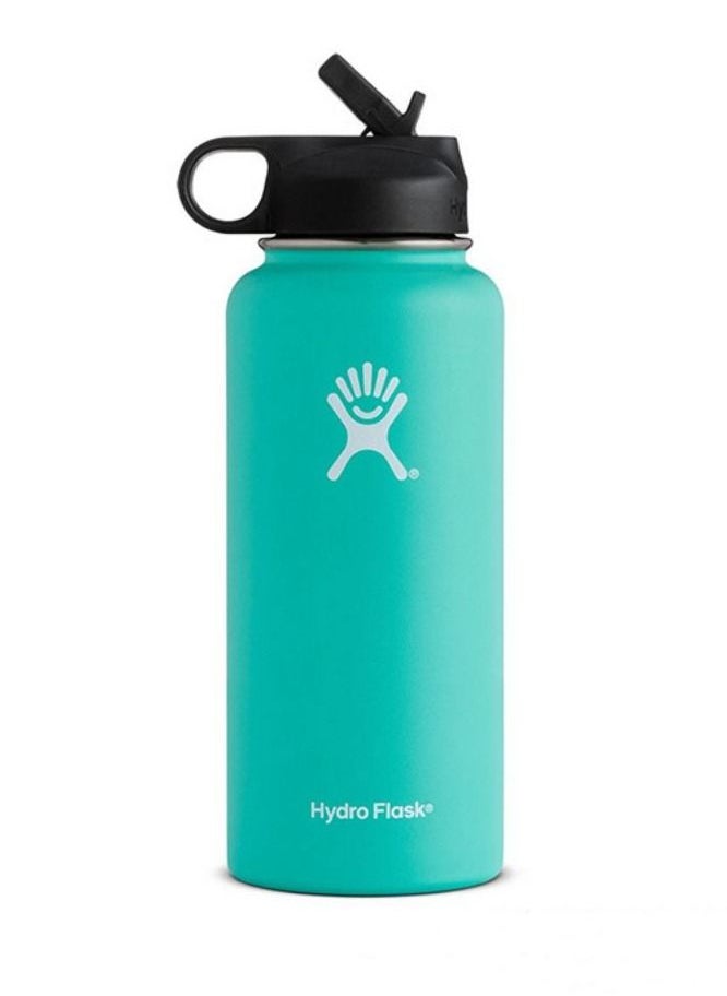 Hydro Flask Stainless Steel Vacuum Insulated Water Bottle Outdoor Sports Kettle Thermos Cup 946ml 32oz light green  - Image 1