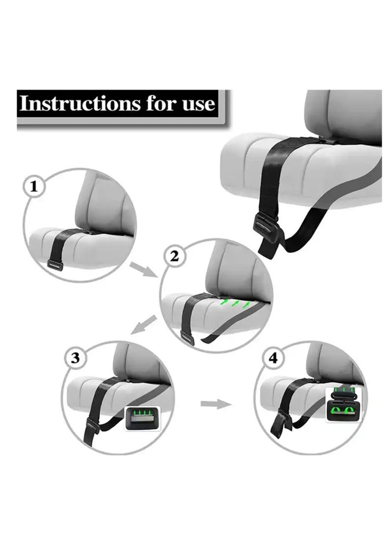 Suntown حزام الحمل للسيارة، منظم حزام الأمان للحمل، الراحة والحرية لبطن الأم، حزام وسادة المقعد للنساء يحمي البطن، يمنع ضغط البطن - Image 2